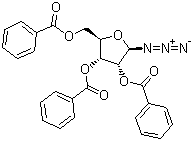 2,3,5-Tri-O-benzoyl-beta-D-ribofuranosyl azide molecular structure (CAS 7408-41-5)
