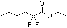 Ethyl 2,2-difluorohexanoate molecular structure (CAS 74106-81-3)