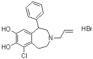 SKF 82958 hydrobromide molecular structure (CAS 74115-01-8)