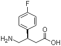 (R)-4-Amino-3-(4-fluorophenyl)butanoic acid molecular structure (CAS 741217-33-4)
