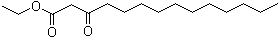 3-氧代十四烷酸乙酯分子结构 (CAS 74124-22-4)