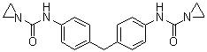 4,4'-双(3,3-乙烯脲基)二苯甲烷分子结构 (CAS 7417-99-4)