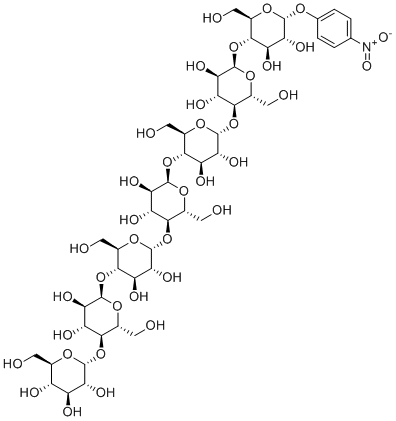 4-Nitrophenyl-alpha-D-maltoheptaoside molecular structure (CAS 74173-31-2)
