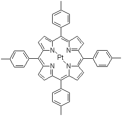 5,10,15,20-Tetra(4-methylphenyl)-21H,23H-porphine platinum molecular structure (CAS 74194-57-3)