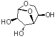 1,6-脱水-beta-D-呋喃葡萄糖分子结构 (CAS 7425-74-3)