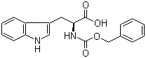 structure of CAS# 7432-21-5, N-Cbz-L-Tryptophan;N-Carbobenzyloxy-L-tryptophan; N-Benzyloxycarbonyl-L-tryptophane; Z-Trp-OH