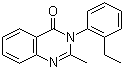 结构式 CAS# 7432-25-9, 依他喹酮
