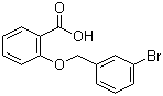 结构式 CAS# 743453-43-2, 2-(3-溴苄氧基)苯甲酸