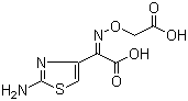 (Z)-2-(2-Aminothiazol-4-yl)-2-carboxymethoxyiminoacetic acid molecular structure (CAS 74440-05-4)