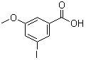 3-碘-5-甲氧基苯甲酸分子结构 (CAS 74440-82-7)