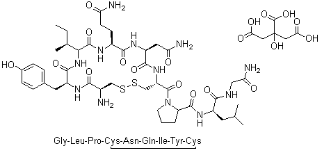 缩宫素枸橼酸盐分子结构 (CAS 74499-03-9)