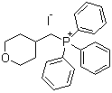 Triphenyl(tetrahydropyran-4-ylmethyl)phosphonium iodide molecular structure (CAS 745052-92-0)