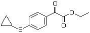 结构式 CAS# 745052-94-2, 2-[4-(环丙基硫基)苯基]-2-氧代乙酸乙酯