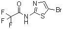 N-(5-Bromothiazol-2-yl)-2,2,2-trifluoroacetamide molecular structure (CAS 745053-65-0)
