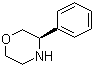 structure of CAS# 74572-03-5, (R)-3-Phenylmorpholine