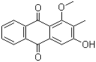 Rubiadin 1-methyl ether molecular structure (CAS 7460-43-7)