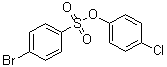 4-氯苯基对溴苯磺酸酯分子结构 (CAS 7463-24-3)
