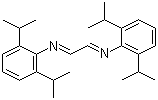 结构式 CAS# 74663-75-5, N,N'-双(2,6-二异丙基苯基)乙烷二亚胺