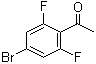 1-(4-Bromo-2,6-difluorophenyl)ethanone molecular structure (CAS 746630-34-2)