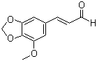 3-Methoxy-4,5-methylenedioxycinnamaldehyde molecular structure (CAS 74683-19-5)