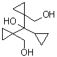alpha-Cyclopropyl-alpha-[1-(hydroxymethyl)cyclopropyl]-1,1-cyclopropanedimethanol molecular structure (CAS 74808-32-5)