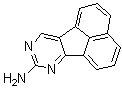 Acenaphtho[1,2-d]pyrimidin-8-amine molecular structure (CAS 74836-66-1)
