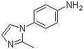 结构式 CAS# 74852-81-6, 4-(2-甲基-1H-咪唑-1-基)苯胺