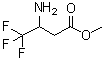 Methyl 3-amino-4,4,4-trifluorobutanoate molecular structure (CAS 748746-28-3)