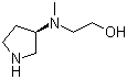 结构式 CAS# 748766-92-9, (R)-2-(甲基(吡咯烷-3-基)氨基)乙醇
