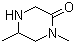 1,5-Dimethyl-2-piperazinone molecular structure (CAS 74879-13-3)
