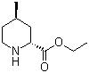 structure of CAS# 74892-82-3, Ethyl (2R,4R)-4-methyl-2-piperidinecarboxylate