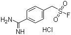 结构式 CAS# 74938-88-8, (4-脒苯基)甲磺酰氟盐酸盐