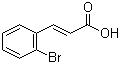 2-Bromocinnamic acid molecular structure (CAS 7499-56-1)