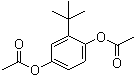 结构式 CAS# 7507-48-4, 2-叔丁基-1,4-苯二酚二乙酸酯