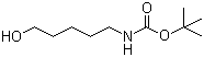 tert-Butyl (5-hydroxypentyl)carbamate molecular structure (CAS 75178-90-4)