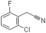 structure of CAS# 75279-55-9, 2-Chloro-6-fluorobenzyl cyanide;2-Chloro-6-fluorophenylacetonitrile