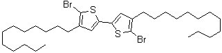 5,5'-Dibromo-4,4'-didodecyl-2,2'-dithiophene molecular structure (CAS 753470-95-0)
