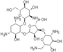 Paromomycine molecular structure (CAS 7542-37-2)