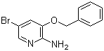 结构式 CAS# 754230-78-9, 2-氨基-5-溴-3-苄氧基吡啶