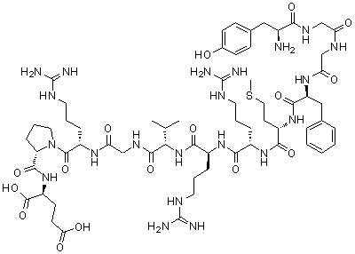 Bovine adrenal medulla dodecapeptide molecular structure (CAS 75513-71-2)
