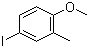 4-碘-2-甲基苯甲醚分子结构 (CAS 75581-11-2)