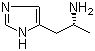 (R)-alpha-甲基组胺分子结构 (CAS 75614-87-8)
