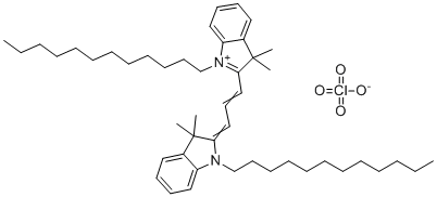 DilC12(3) (iodide) molecular structure (CAS 75664-01-6)