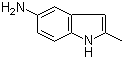 structure of CAS# 7570-49-2, 5-Amino-2-methylindole;2-Methyl-1H-indol-5-amine