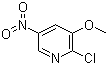 2-Chloro-3-methoxy-5-nitropyridine molecular structure (CAS 75711-00-1)