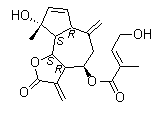 Eupalinilide B molecular structure (CAS 757202-08-7)
