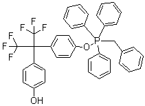 六氟双酚 A 苄基三苯基鏻盐分子结构 (CAS 75768-65-9)