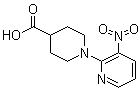 structure of CAS# 758720-54-6, 1-(3-Nitro-2-pyridyl)-4-carboxypiperidine