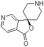 结构式 CAS# 759452-96-5, 螺[呋喃并[3,4-c]吡啶-3(1H),4'-哌啶]-1-酮