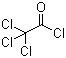 Trichloroacetyl chloride molecular structure (CAS 76-02-8)